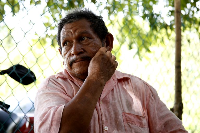 José Isabel Rodríguez, pescador, habitante de Las Flores, Omoa, Cortés