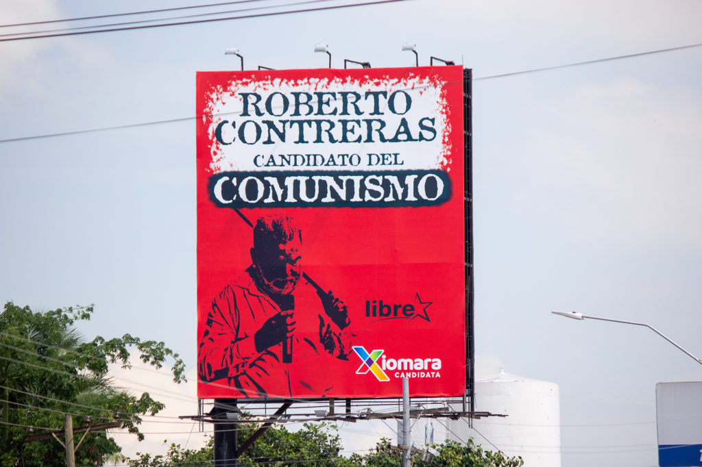 Roberto Contreras | Biografia | Alcalde | Honduras | Power Chicken | de San Pedro Sula | Mendoza | Candidato | Elecciones 2021 | Valla | Comunismo en Honduras