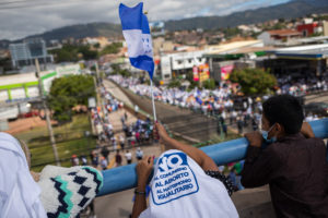 partido nacional aborto | 2021 | Honduras | Protesta con el aborto