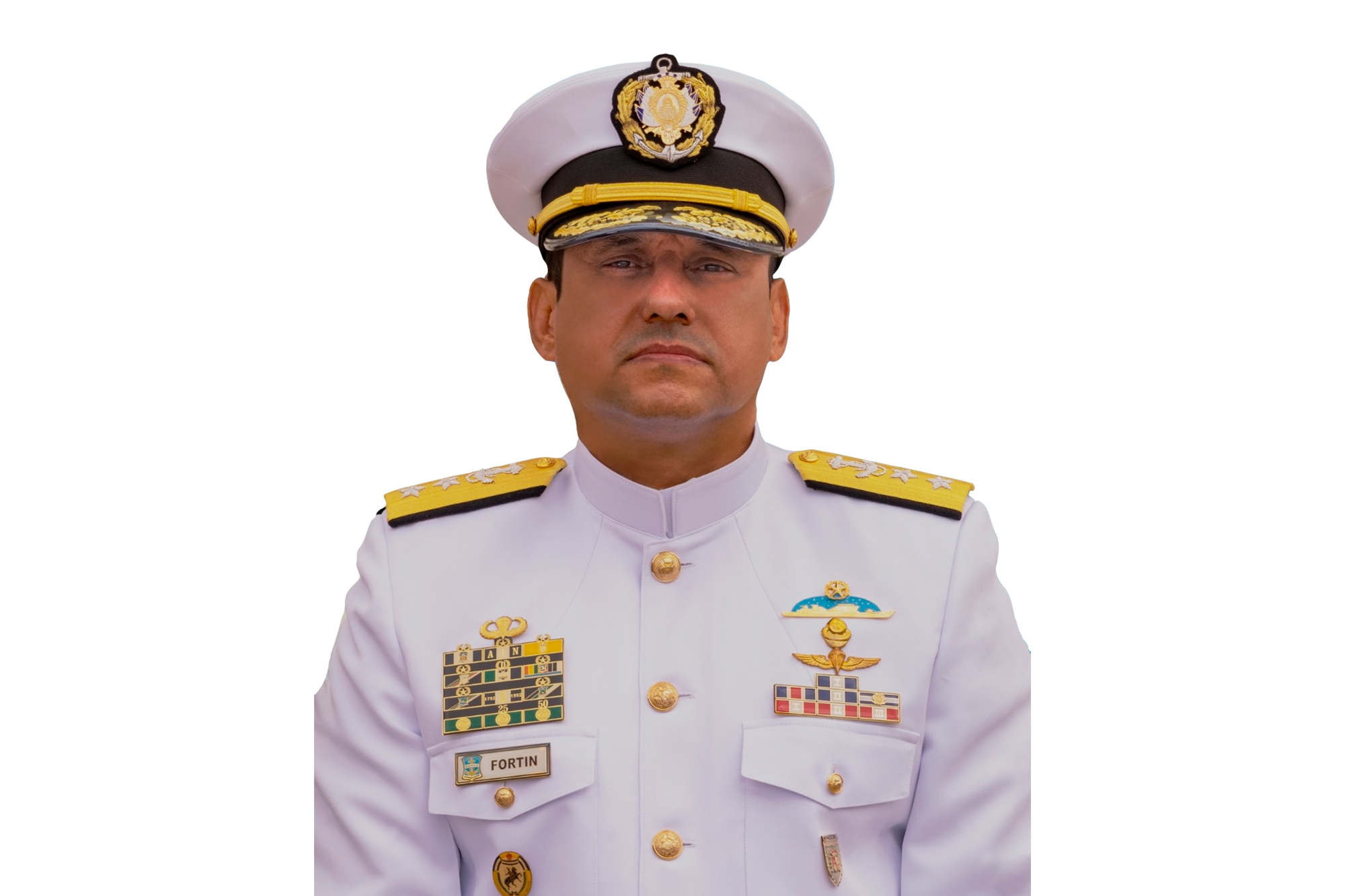 El comandante José Fortín Aguilar fué nombrado como el nuevo jefe del Estado Mayor Conjunto de las Fuerzas Armadas (FF.AA.). Foto: Fuerzas Armadas de Honduras. 2021