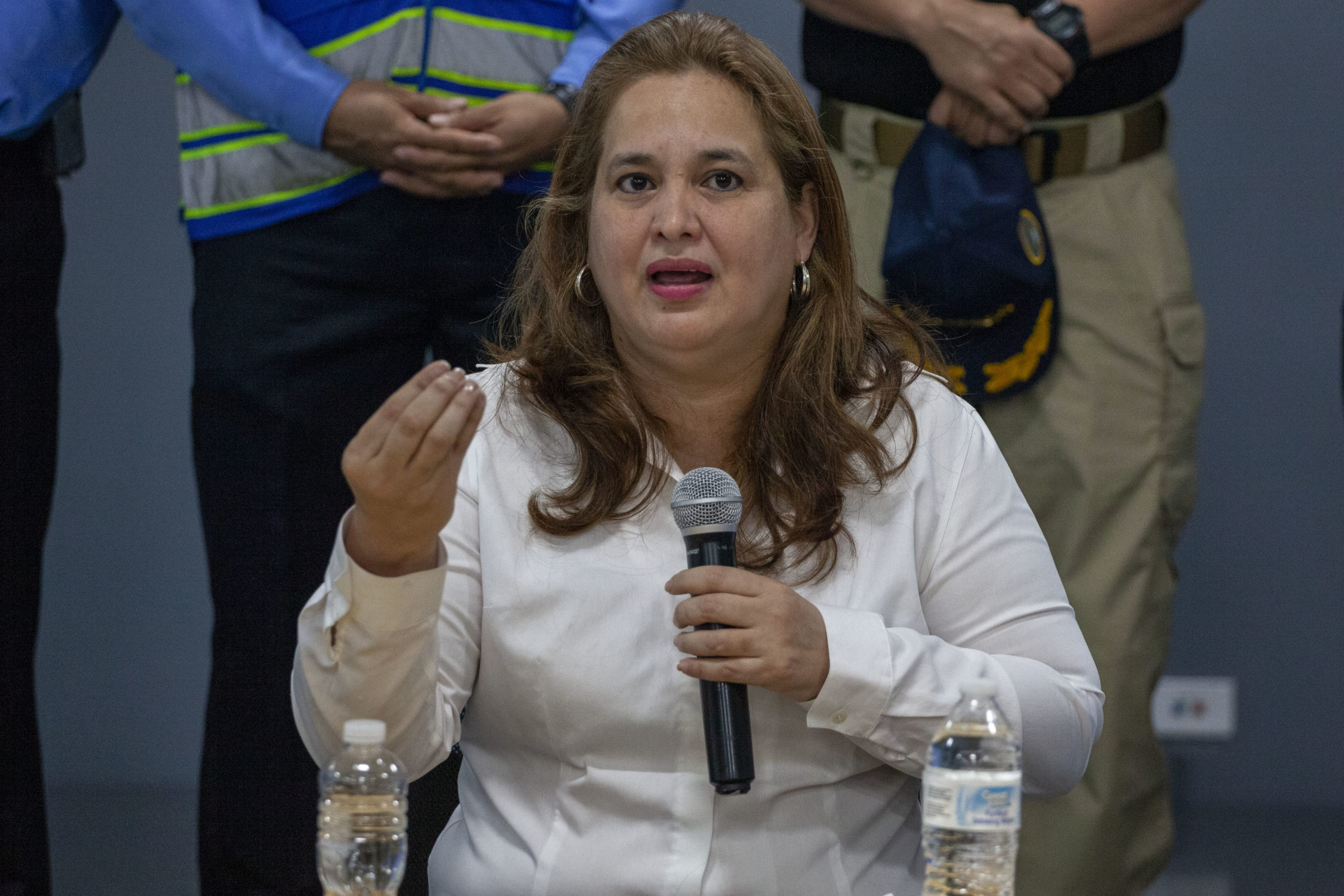 policias intoxicados anapo 2022 viceministra de Seguridad, Julissa Villanueva honduras