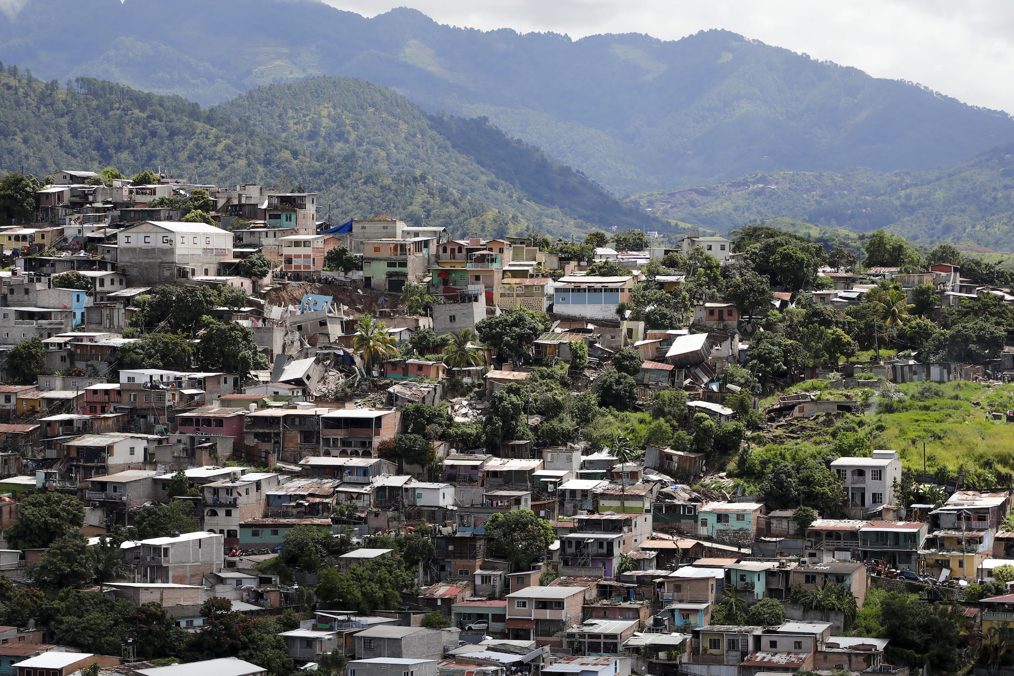 colonia guillen falla geológica en Tegucigalpa 2022