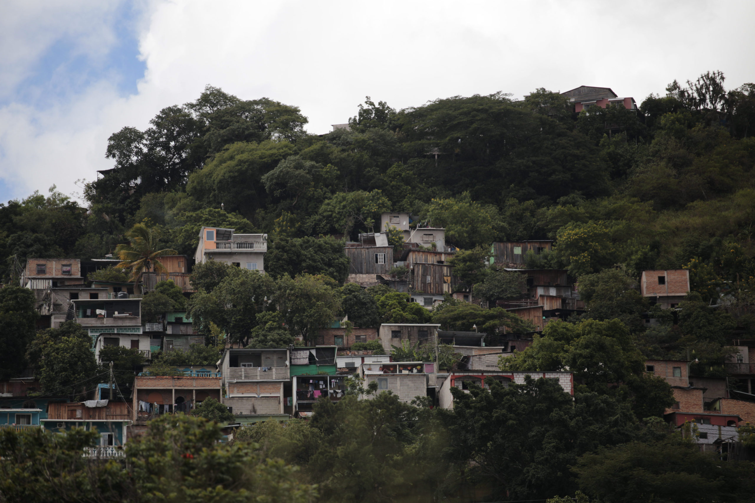 Vista del barrio Sipile de Comayagüela, estos barrios se conectan con el Cementerio General. Foto CC/Fernando Destephen.