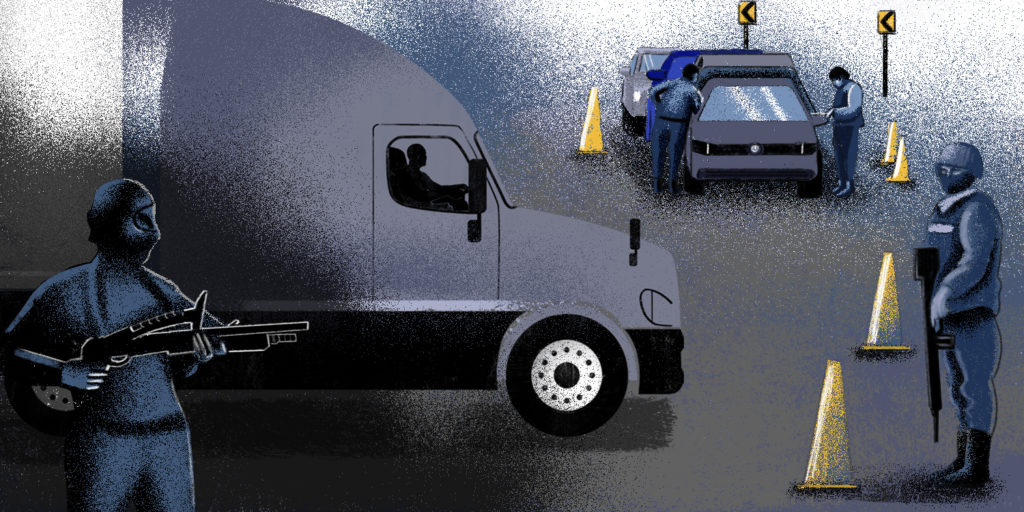 A trailer truck driver’s testimony:  smuggling migrants under pressure