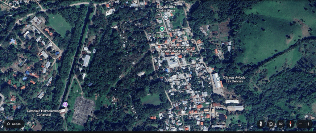 google earth view - Contra Corriente