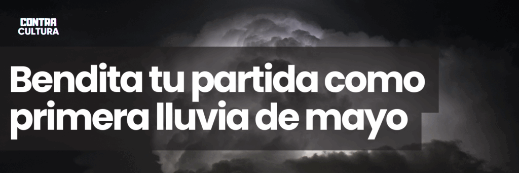 Bendita tu partida - Contra Corriente