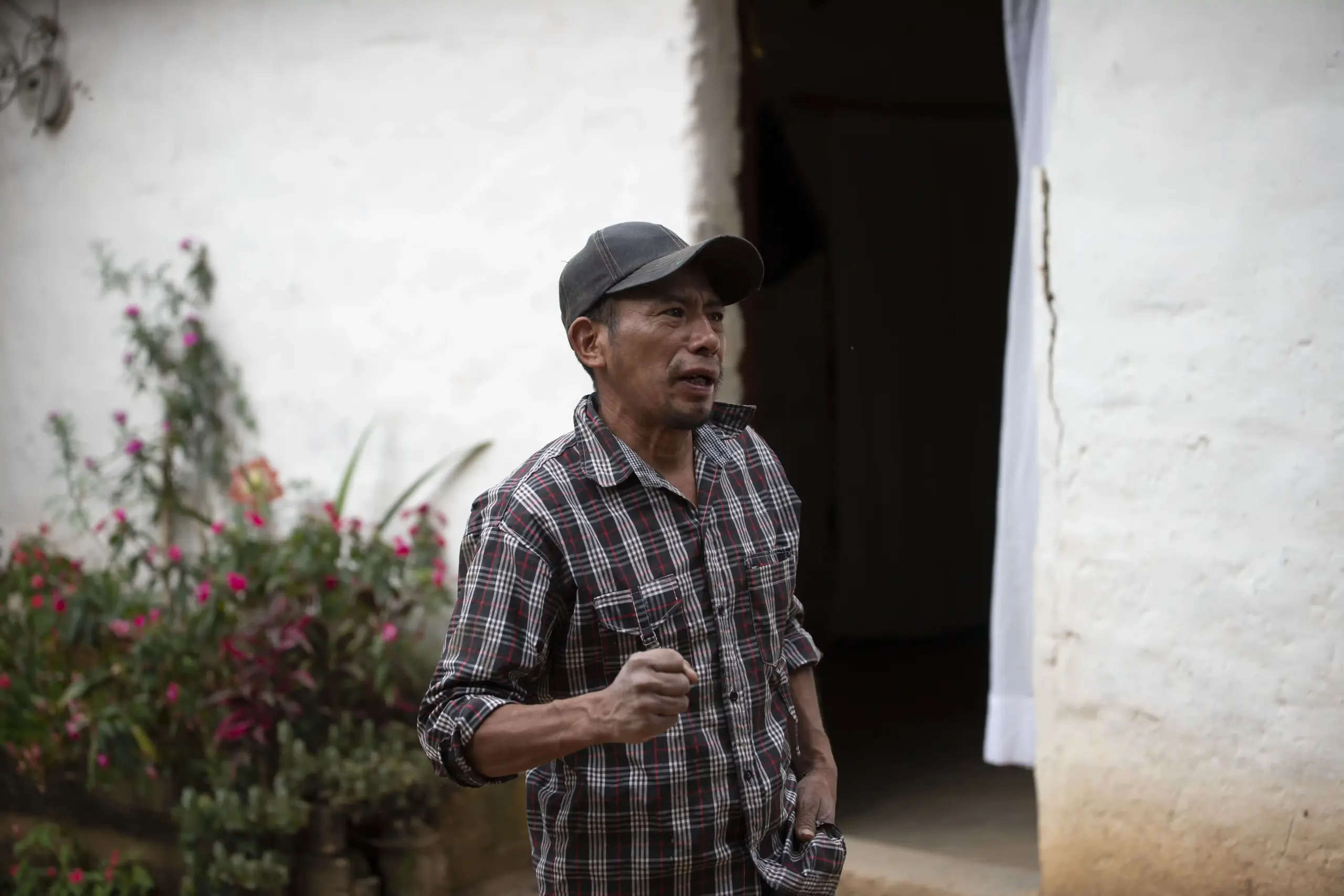 Pedro López uno de los campesinos que no fue arrestado - Contra Corriente