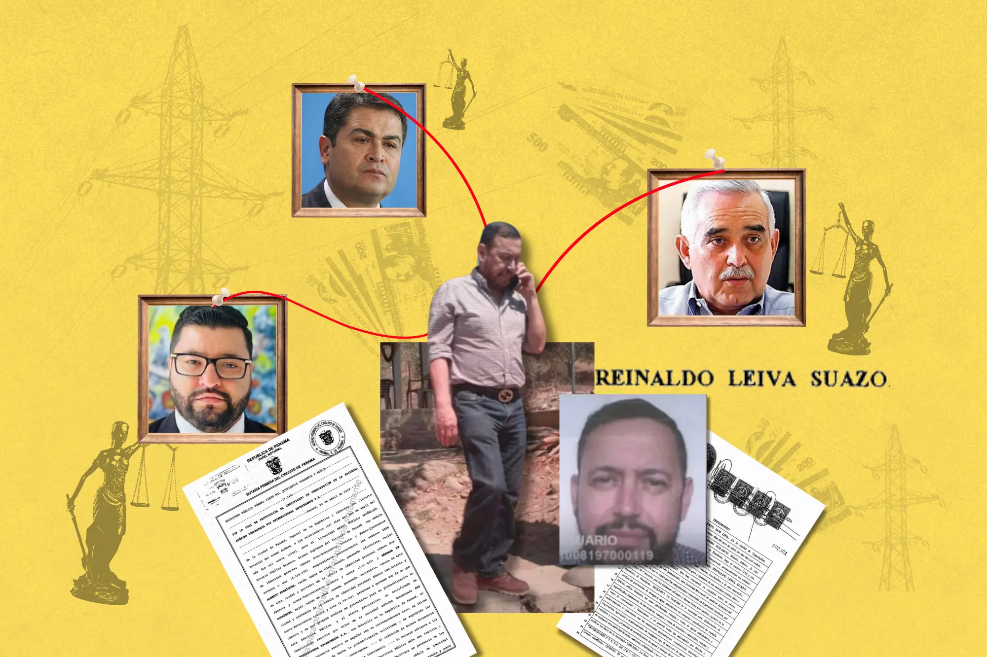 Corrupción, empresas ligadas a JOH y offshores: el rastro del recién capturado, Reynaldo Leiva Suazo